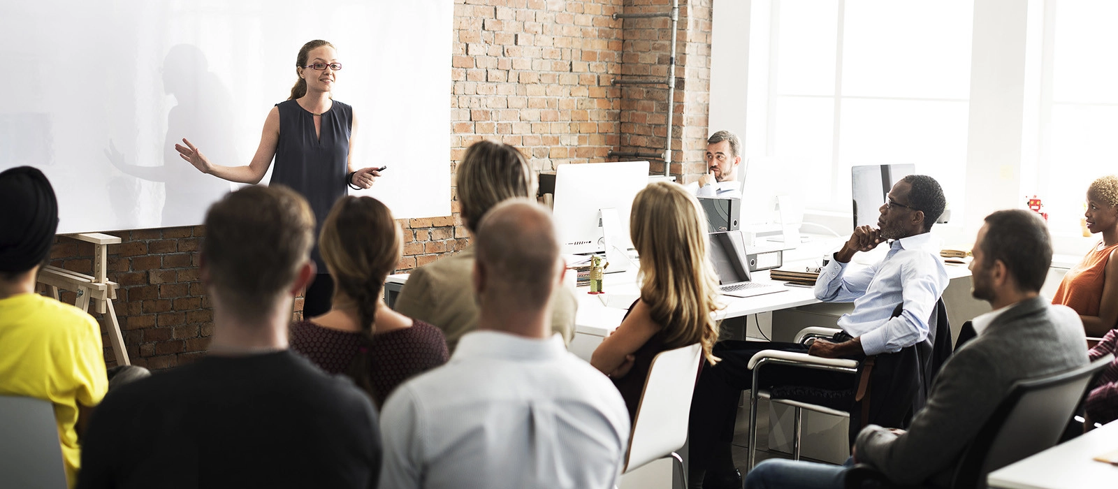 a team meeting